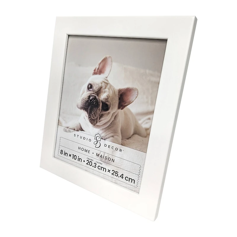 Home 8" x 10" White Flat Frame by Studio Décor®
