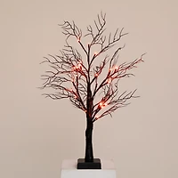 2ft. Pre-Lit LED Deluxe Black Twig Artificial Halloween Tree