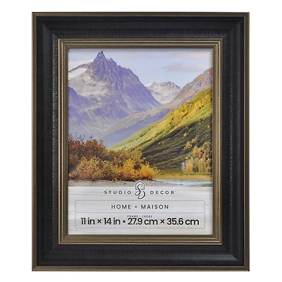 Home Black & Gold Leather Cigar Wall Frame by Studio Décor