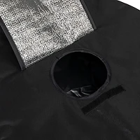 Household Essentials 2.75ft. Black Thermal Standing Cooler with Travel Bag