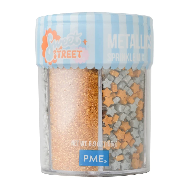 PME Cake Sweet Street® Metallics Sprinkle Mix
