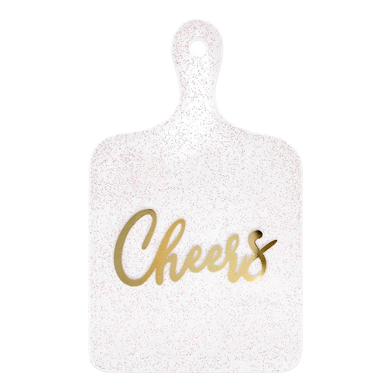 12" x 7.25" Cheers Glitter Board by Ashland®