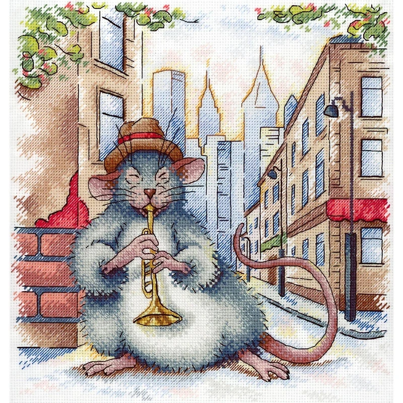 MP Studia Street Jazz Cross Stitch Kit