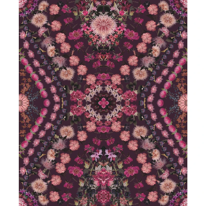 RoomMates Mr. Kate Dried Flower Kaleidoscope Peel & Stick Wallpaper