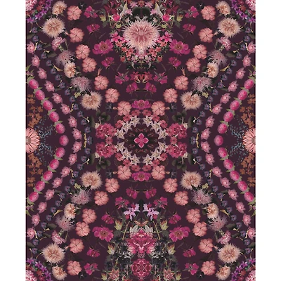 RoomMates Mr. Kate Pink Dried Flower Kaleidoscope Peel & Stick Wallpaper