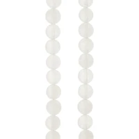 White Quartzite Round Beads, 8mm by Bead Landing™