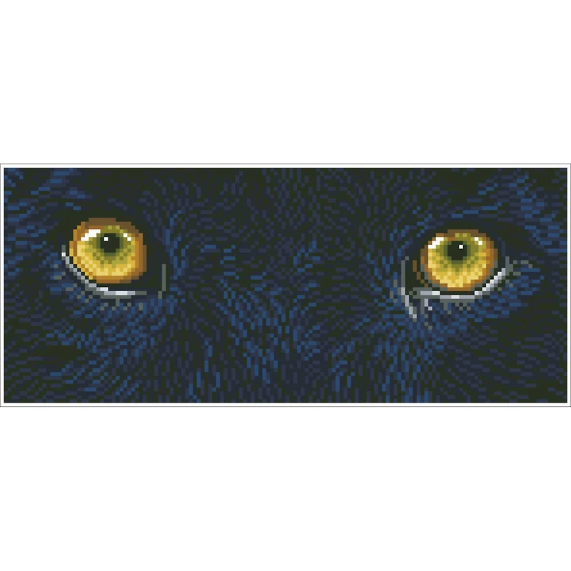 Diamond Dotz® Intermediate Black Panther Spy Diamond Painting Kit