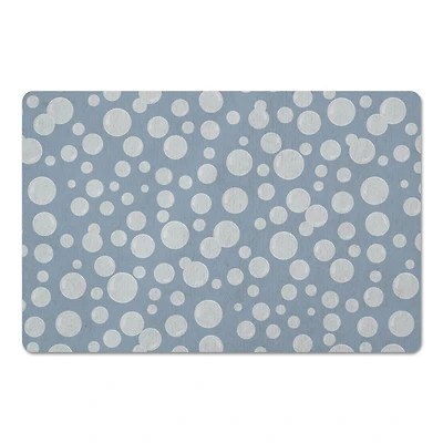 Bubbles All Over Navy Floor Mat