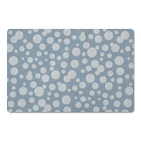 Bubbles All Over Navy Floor Mat