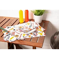 BBQ Fun Print Outdoor Napkin, 6ct.
