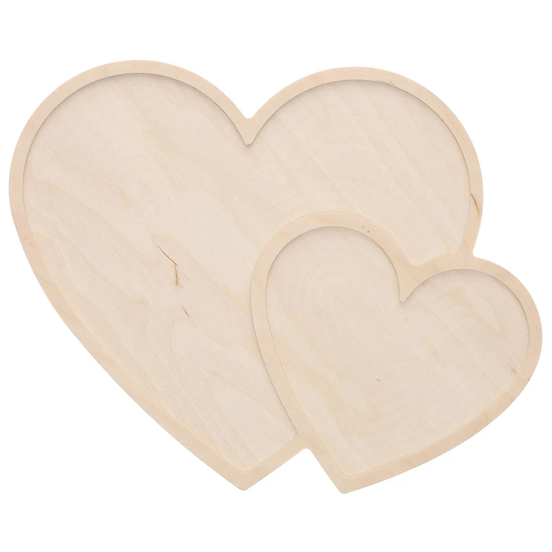 Leisure Arts® 11.5" Hearts Welled Wood Surface