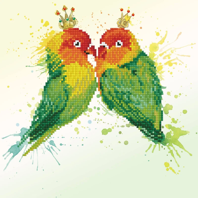 Diamond Dotz® Love Birds Diamond Painting Kit
