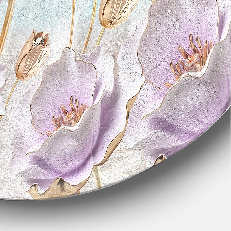 Designart - Blossoming Flowers In Pastel Tones