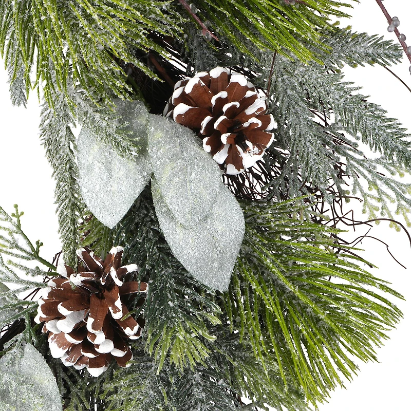 24" Shimmery Pine Wreath by Ashland®