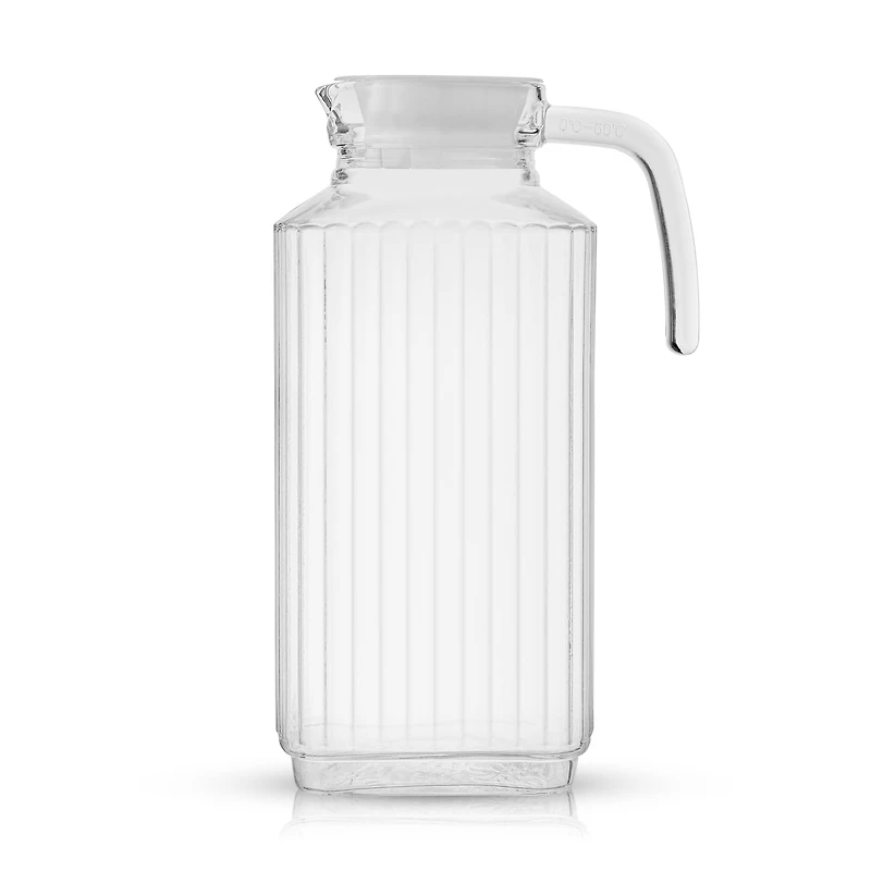 JoyJolt® 60oz. Beverage Serveware Glass Pitcher