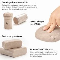 Arteza® Kids Sandy Clay Keepsakes Kit, 19 pcs