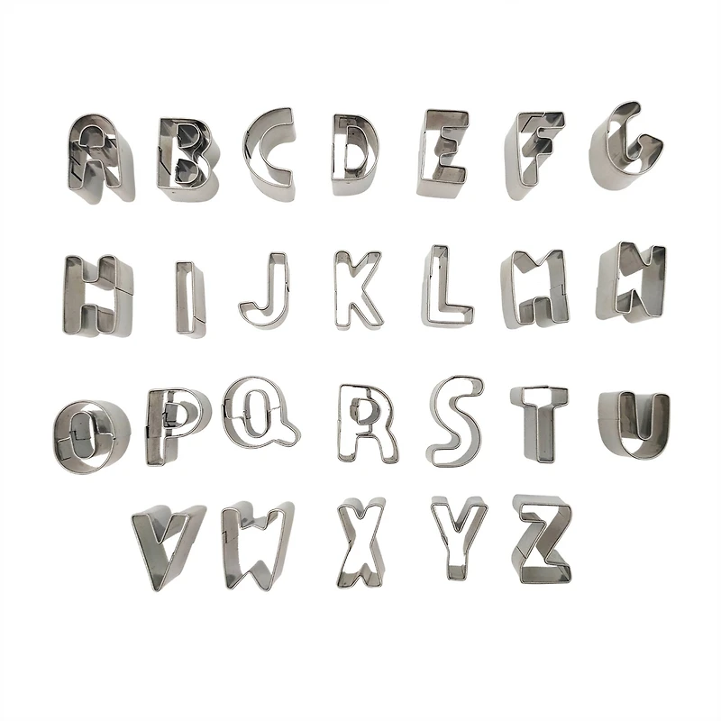 27-Piece Alphabet Fondant Cutters by Celebrate It™