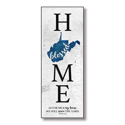 Blessed West Virginia Home Wall Plaque