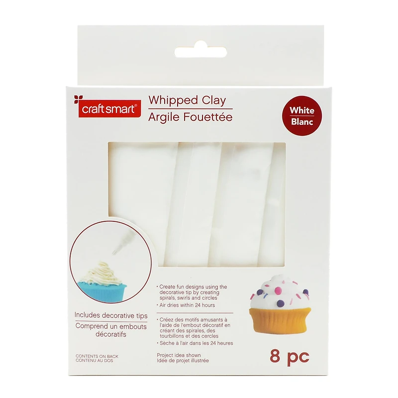 White Whipped Clay Kit by Craft Smart®