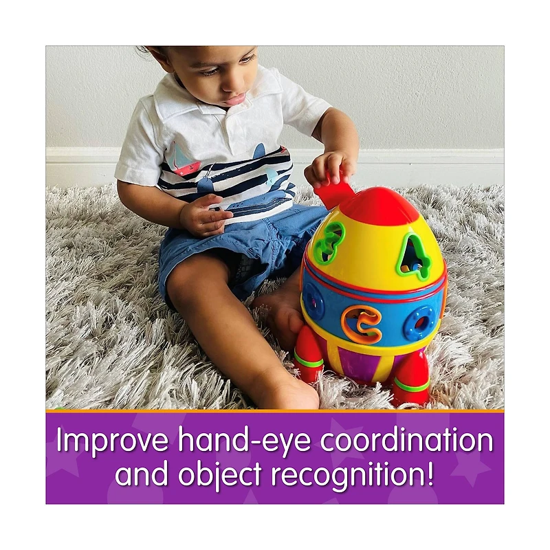 Early Learning - Rocket Shape Sorter