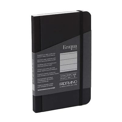 Fabriano® EcoQua Plus Lined Fabric-Bound Notebook