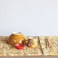 Hello Honey® Strawberry Cotton Dish Drying Mat with Quilted Terry Cloth Insert