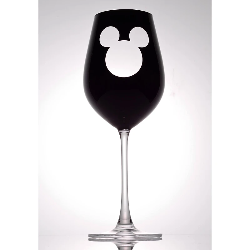 JoyJolt® Disney® 16oz. Luxury Mickey Mouse Crystal Stemmed White Wine Glass, 2ct.