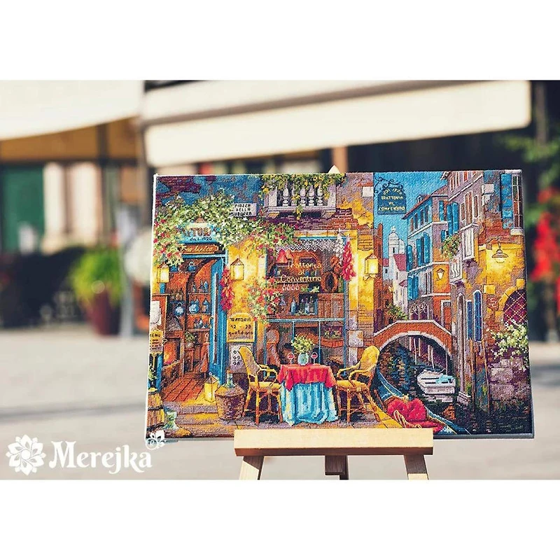 Merejka Our Special Place in Venice Counted Cross Stitch Kit
