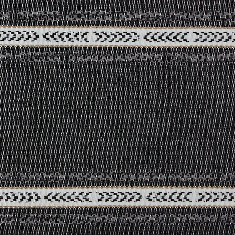 DII® 108" Dobby Striped Fringe Ribbed Table Runner
