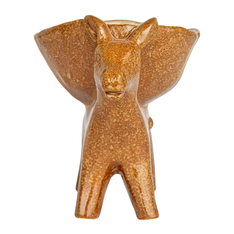 Hello Honey 6.5" Rustic Stoneware Donkey Bowl