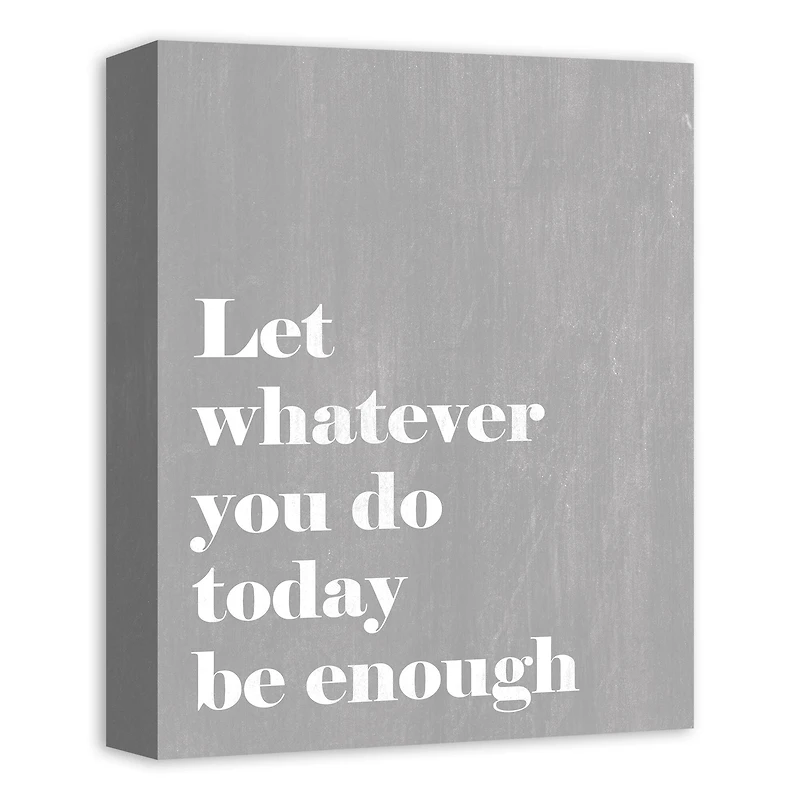 Let It Be Enough 11" x 14" Canvas Wall Art