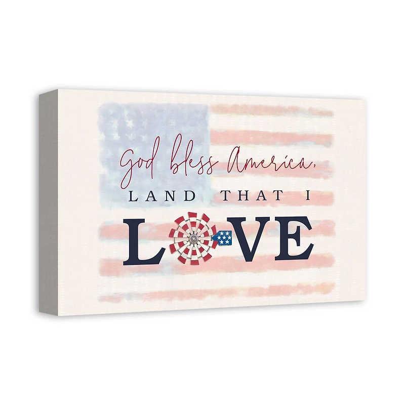 Land that I Love Canvas Wall Art