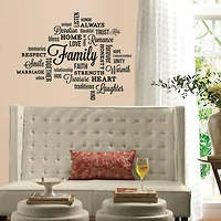 RoomMates Family Quote Peel & Stick Wall Decals