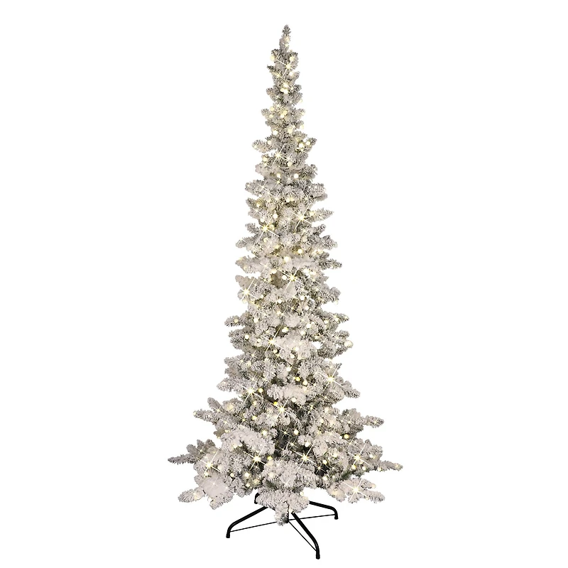 7.5ft. Pre-Lit Whistler Pine Artificial Christmas Tree, Warm White LED Lights