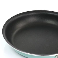 Martha Stewart 10" Turquoise Aluminum Frying Pan