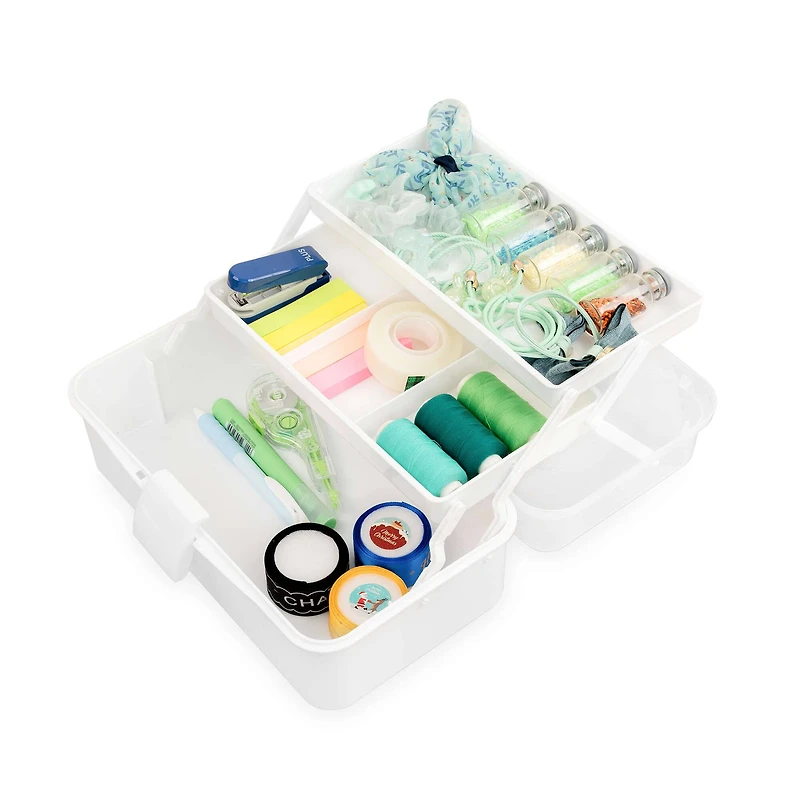 White 3-Tier Organization Box by Simply Tidy®