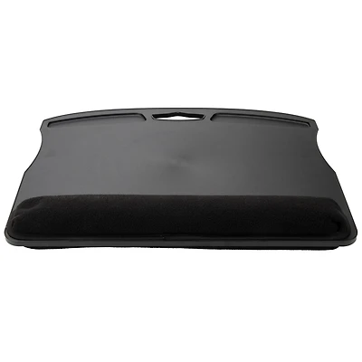 Mind Reader Black Portable Laptop Support with Handle & Ergonomic Cushioning
