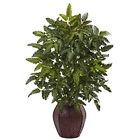 2.5ft. Bracken Fern in Decorative Planter