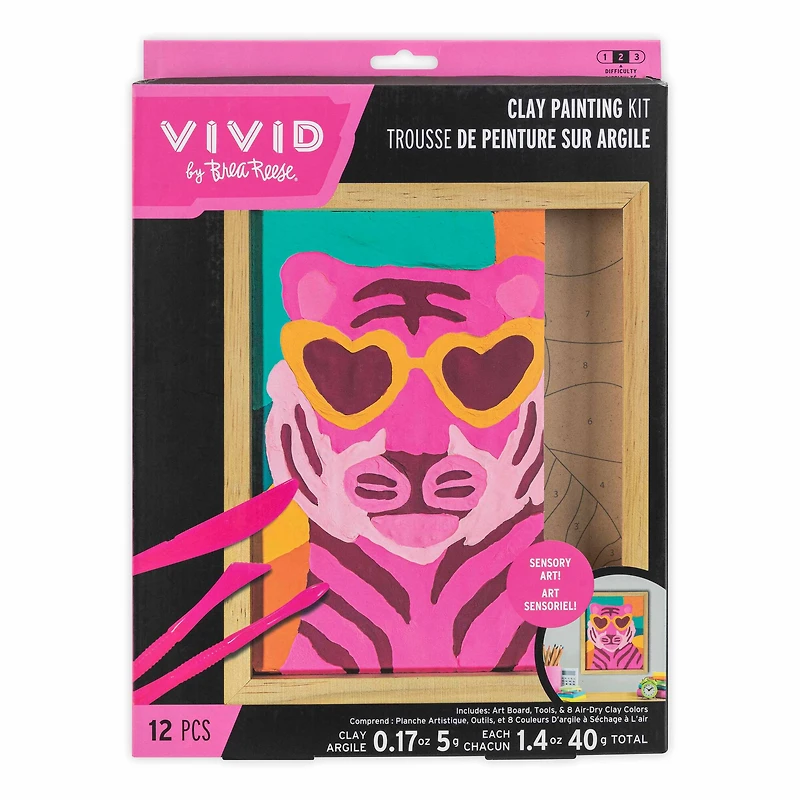 VIVID by Brea Reese® Tiger Clay Painting Kit