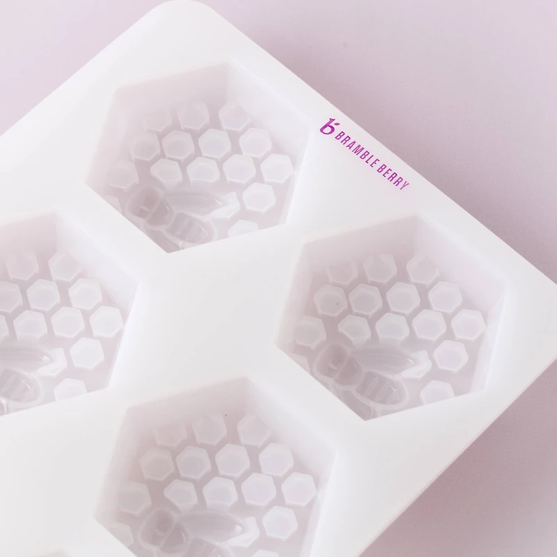 Bramble Berry 6 Cavity Honeycomb Silicone Mold