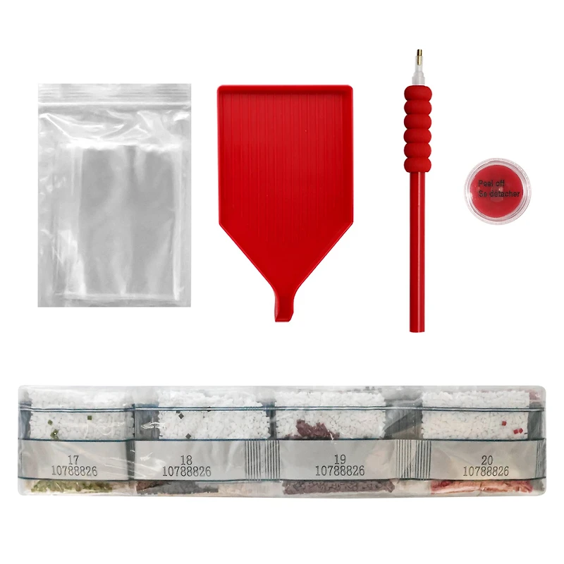 16" x 20" Pink Castle Diamond Art Kit by Make Market®