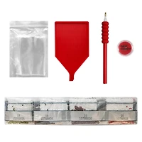 16" x 20" Pink Castle Diamond Art Kit by Make Market®