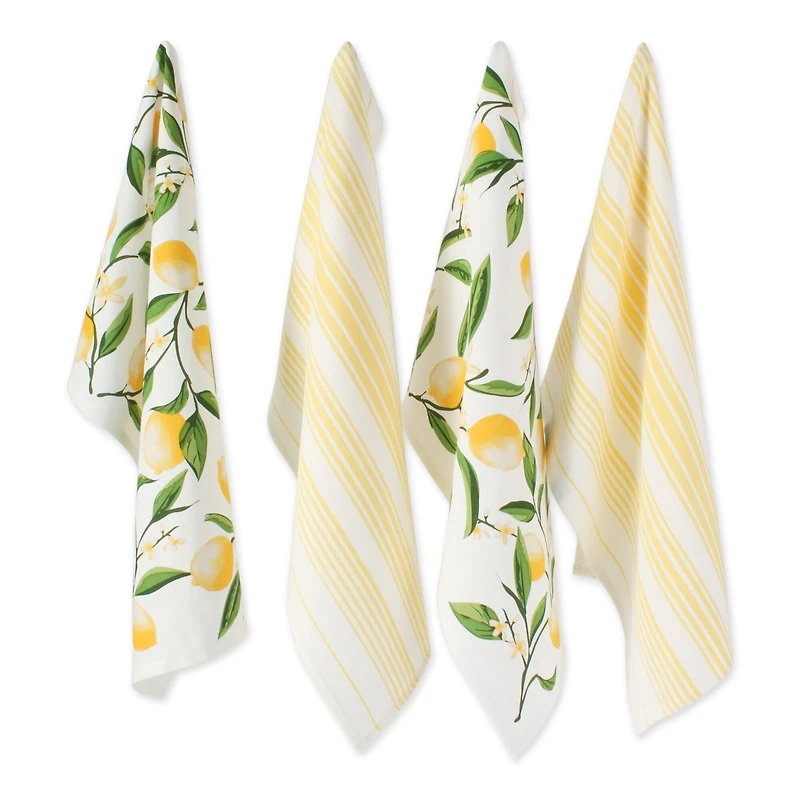 DII® Lemon Bliss Dishtowel, 4ct.