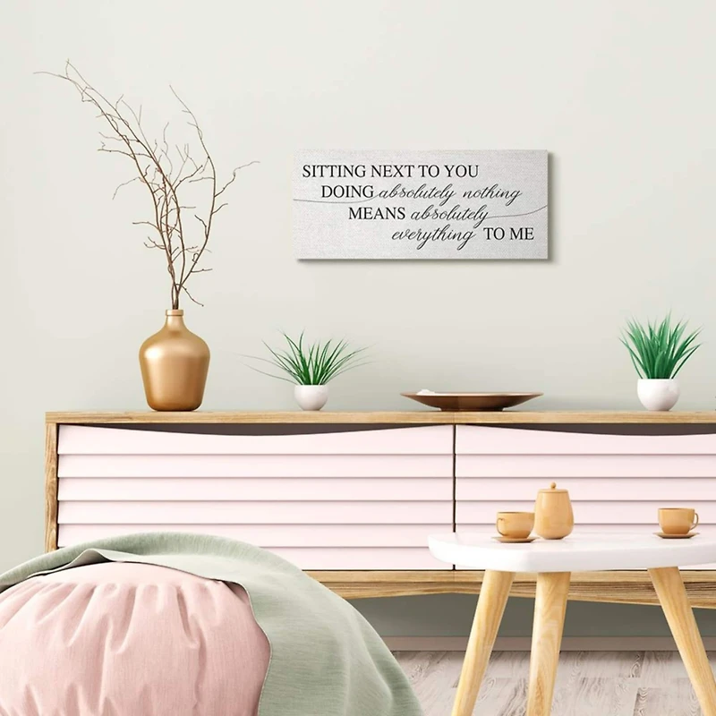 Stupell Industries Nothing Means Everything Phrase Wall Accent