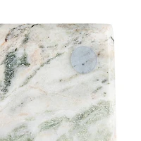 Hello Honey 12" x 8" Green Marble Cutting Board with Knife