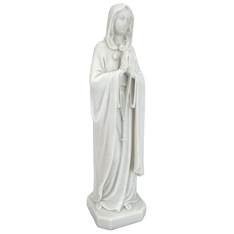 Design Toscano 15" Blessed Virgin Mary Bonded Marble Statue