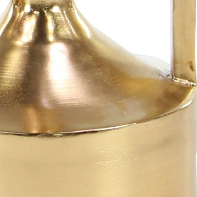 Set of 2 Gold Metal Glam Vase, 16", 22"