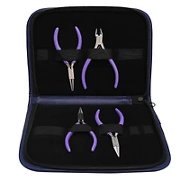 The Beadsmith® 4 Piece Purple Pliers Set