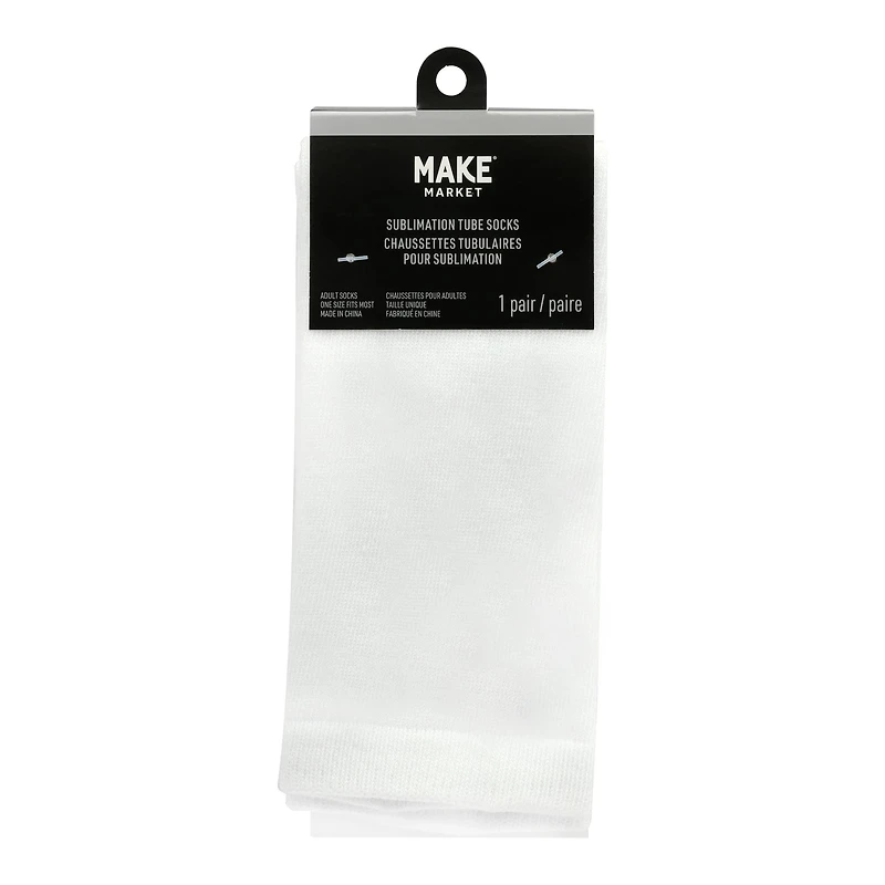 Sublimation Adult Tube Socks by Make Market®
