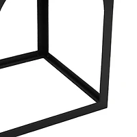 Metal Nested Accent Table with Large Arched Cutouts Set